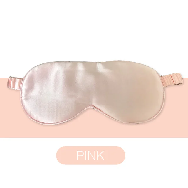 Roze slaapmasker met elastisch bandje